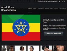 Tablet Screenshot of amelafrica.com